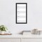 Glass Dry Erase Board Vertical Panel, Grey Week Calendar Framed